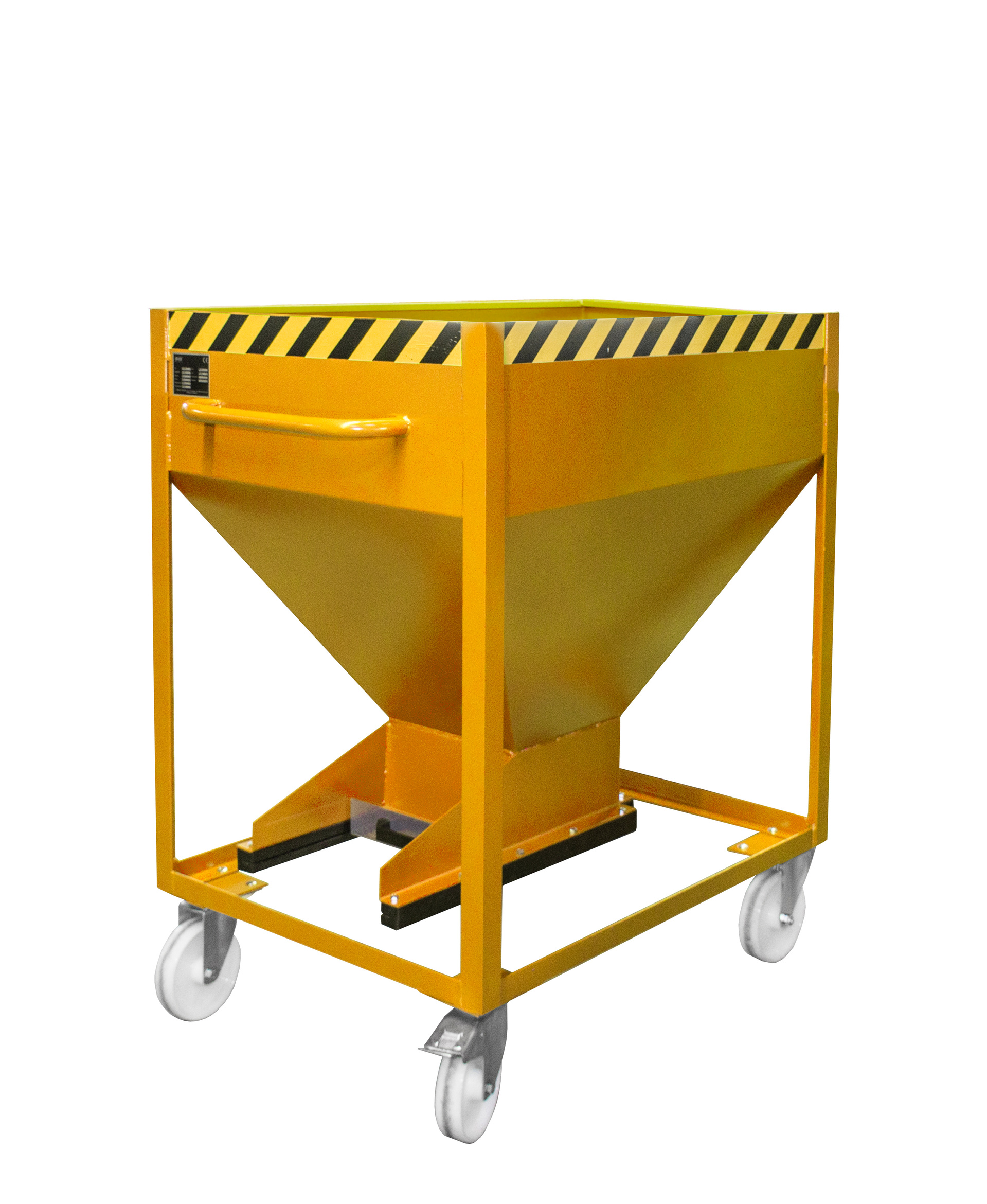 Silobehälter Typ SR-D RAL 2000 Gelborange